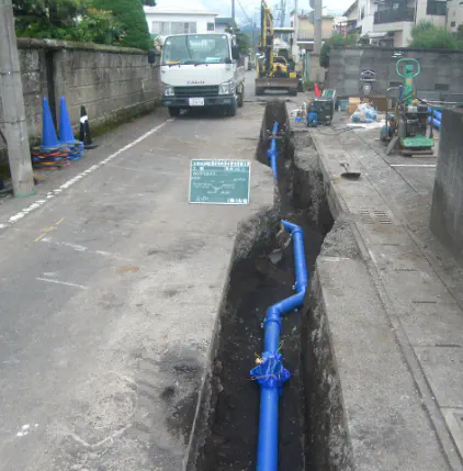 平成３０年度豊町地内配水管布設替工事